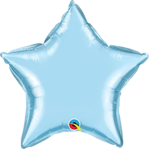 18" Foil Balloon Light Blue Star