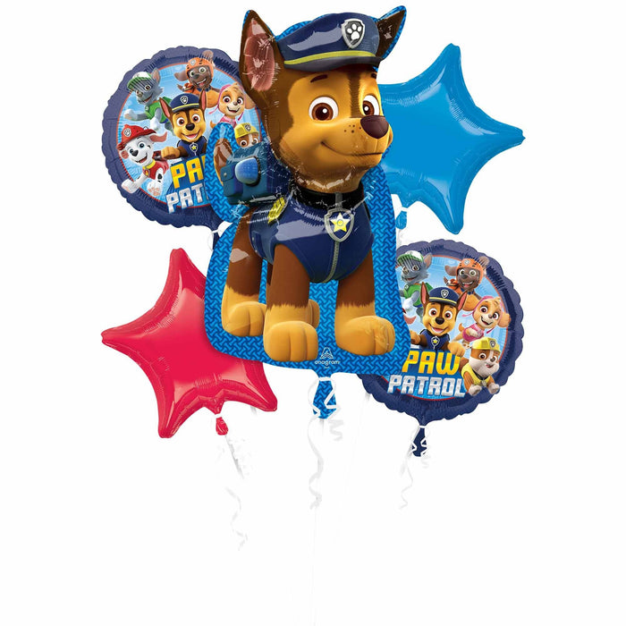 Foil Balloon Bouquet Kit Paw Patrol 5 Foil Balloons
