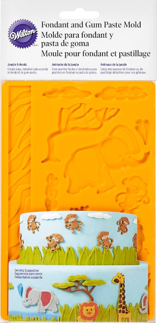 Wilton Jungle Pals Fondant/Gum Paste Mould