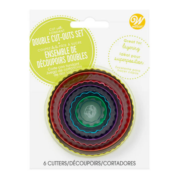 Wilton Round Fondant Cutouts 6pc