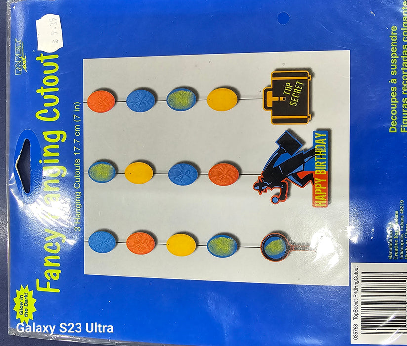 Top Secret Hanging Cutouts 3 Pack