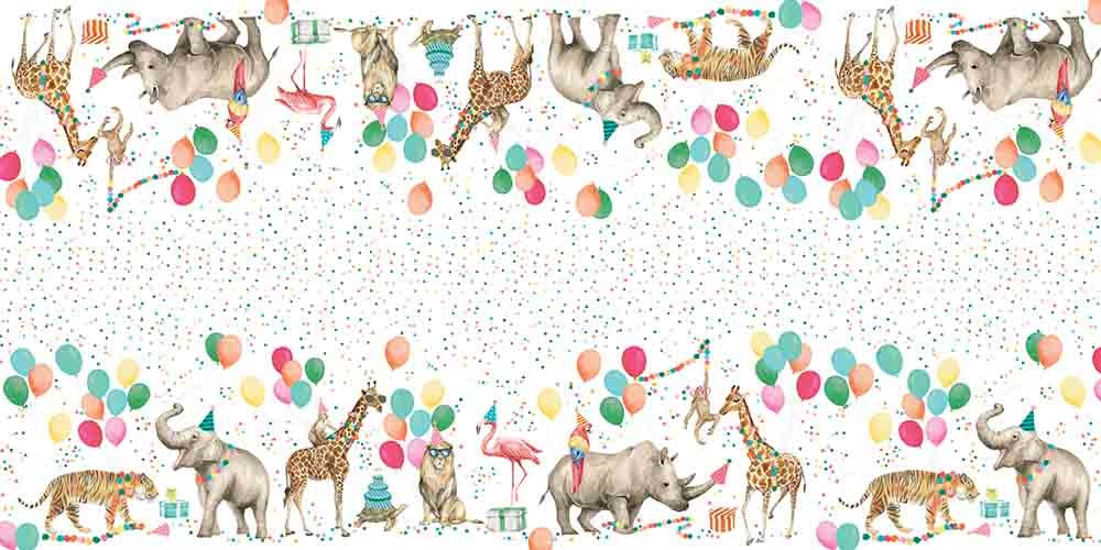 Party Animals Table Runner