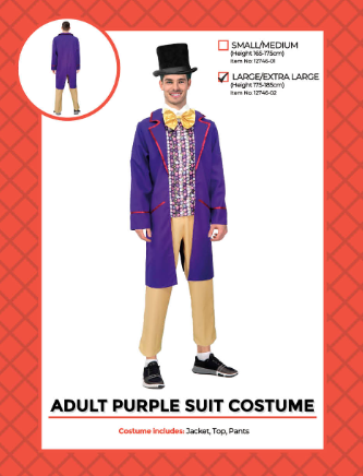 Adult Chocolatier Costume Large/Extra Large