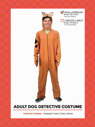 Dog Detective Adult Costume