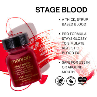 Stage Blood Bright Arterial With Brush 30ml
