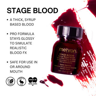 Stage Blood Dark Venous With Brush 30ml