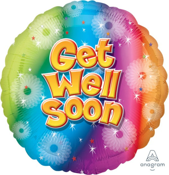 Get Well Soon 18'' Foil Balloon