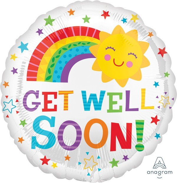 Get Well Soon 18'' Foil Balloon