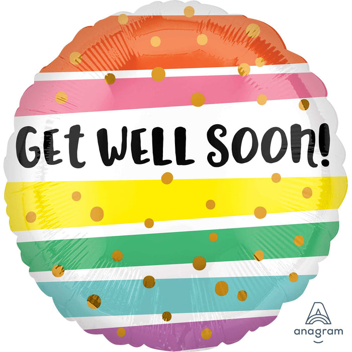 Get Well Soon 18'' Foil Balloon