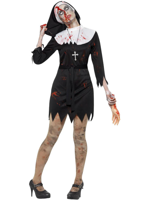 Zombie Sister Costume Black Size 20-22