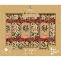 6 Luxury Kraft Mini Tom Smith Crackers