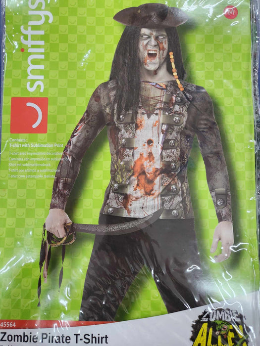 Zombie Pirate Adult T-Shirt