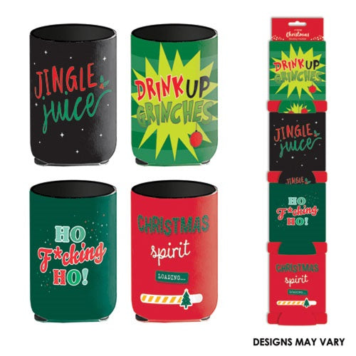 Stubby Holder Frankly Funny Christmas