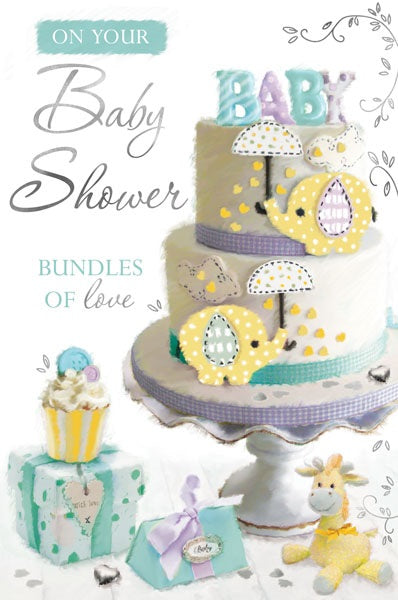 Baby Shower Card On Your Baby Shower Bundles Of Love