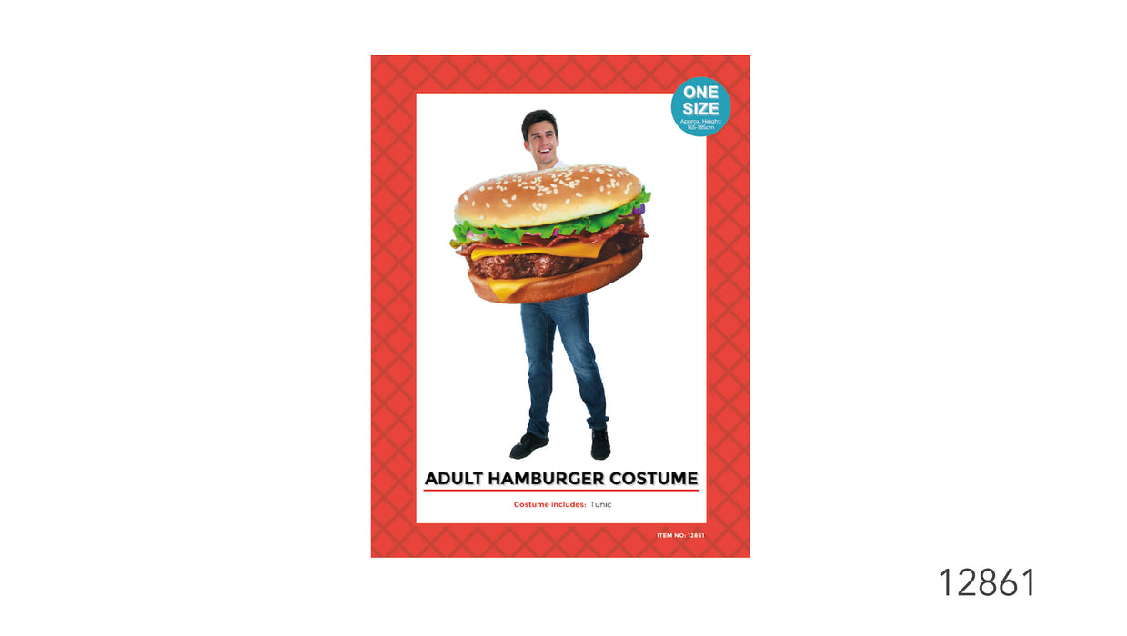 Adult Hamburger Costume O/S