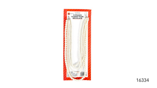 1920's Layered Pearl Necklace - 5 Strands
