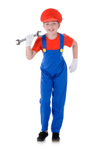 Costume Enfant Plombier Amusant pour Fête d'Anniversaire