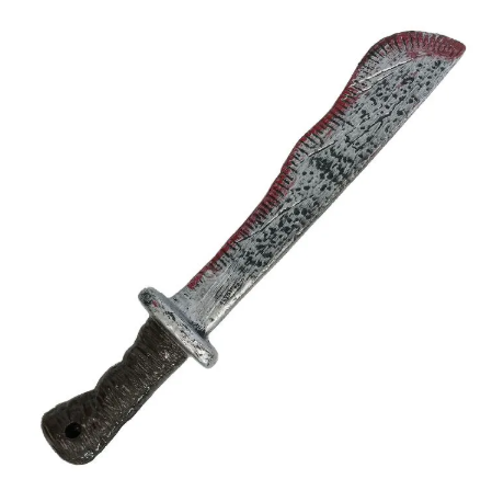 Novelty Machete Bloody Knife 44cm