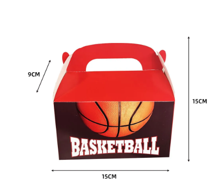 Basketball Treat Box - 6PK
