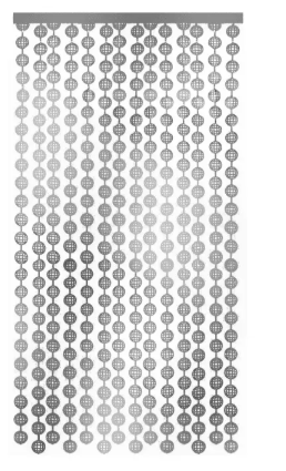 Disco Ball Foil Curtain 200 x 100cm
