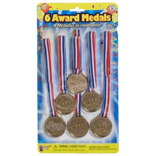 Gold Metal Award Set 6pk