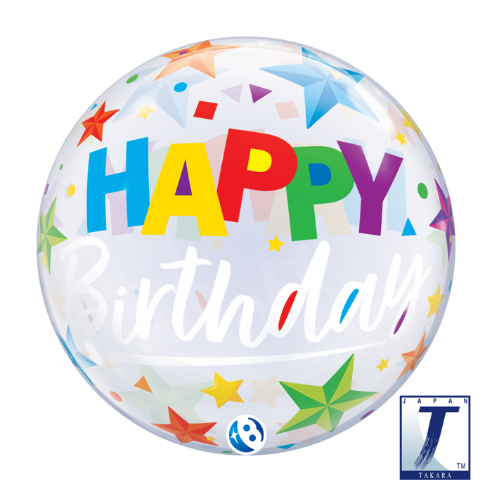 Takara Congratulations Brilliant Stars Happy Birthday Bubble 22''/56cm