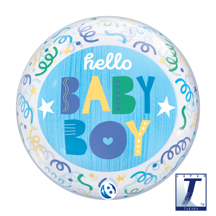 Takara Baby Boy Streamers 22''/56cm Bubble