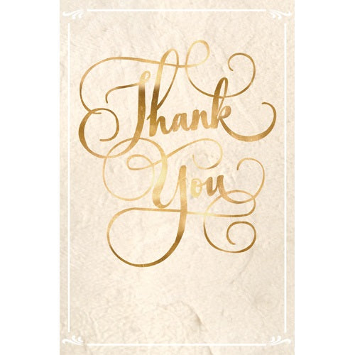 Thank You Gold Card