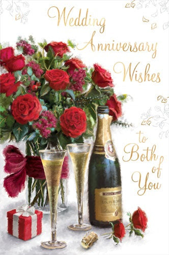 Elegance Wedding Anniversary Wishes To Both Of You