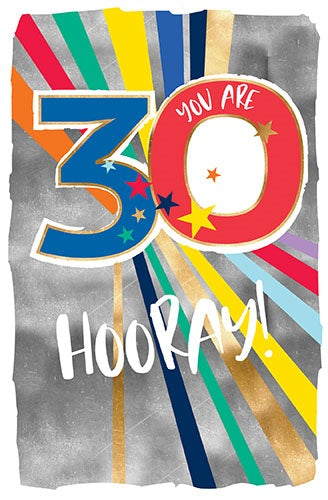 You Are 30 Birthday Card