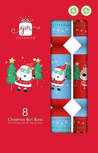 Traditional  Crackers/ Bon Bons 8"x 12"  8 Pack