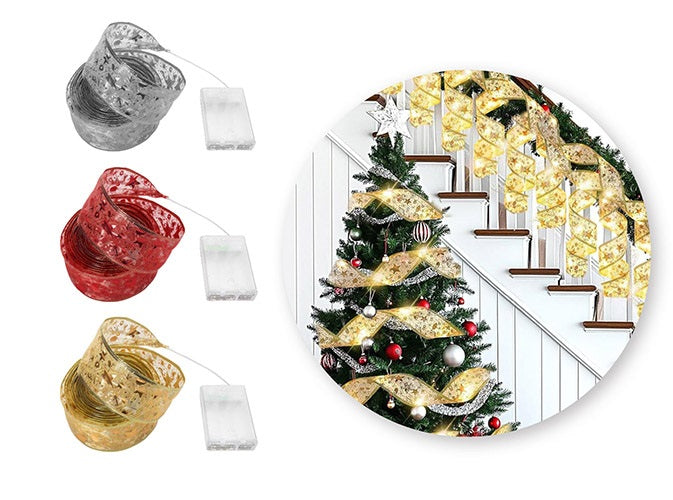 Assorted Christmas LED Ribbon 2 Metres