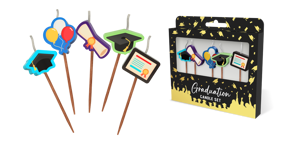 Graduation Candles 5 Pack