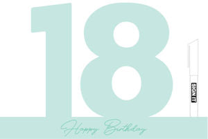 18th Minty Green Signature Block