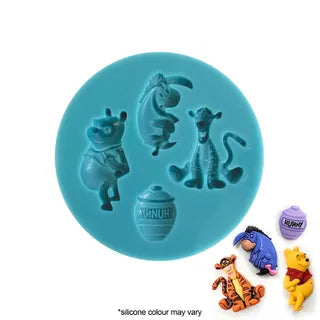 Winnie The Pooh, Tigger & Eeyore Silicone Mould