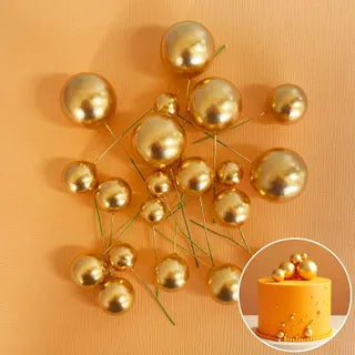 Gold Ball Toppers 20Pcs