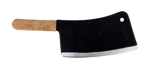 Chopper Knife with Wooden Look Handle
