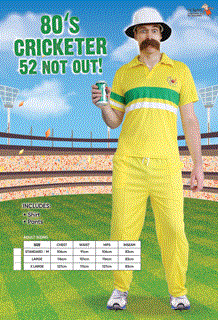 80'S Cricketer 52 Not Out! - Medium