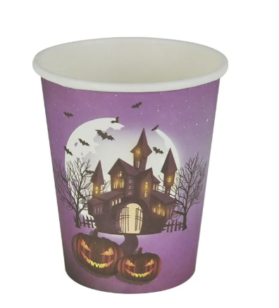 Halloween Castle Paper Cups 10 Pk