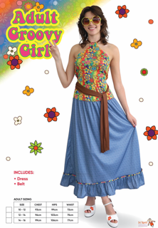 Groovy Girl Costume 10-12