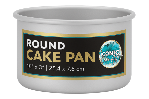 12 Inch x 3 Inch Round Cake Pan Iconic Cake Art