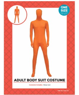 Adult Morph Body Suit Costume Orange