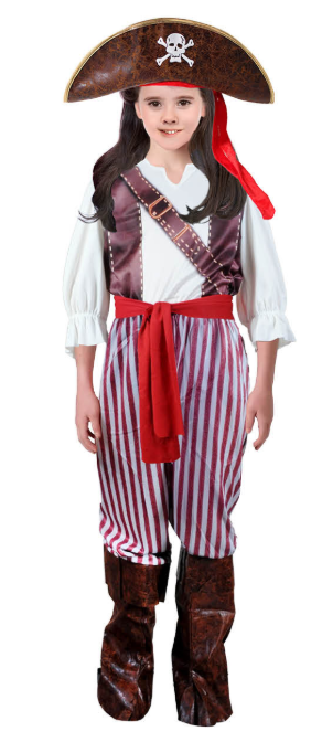 Children Pirate Mate Costume 6-9 Years