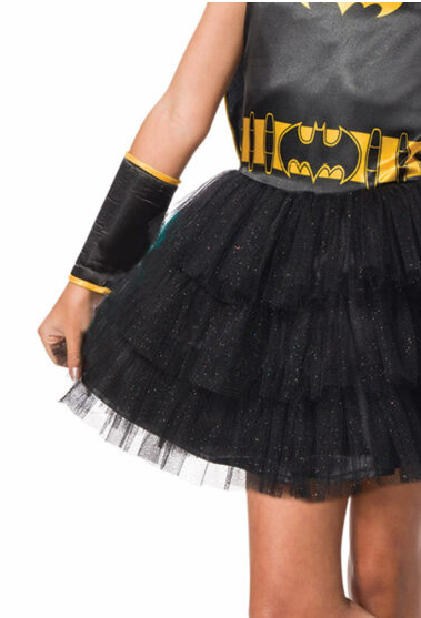 Children's Batgirl Tutu Dress 4-6 Years