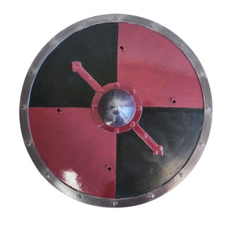 Viking Shield RedAnd Black 45cm