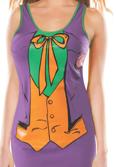The Joker Tank Dress - Adult Medium