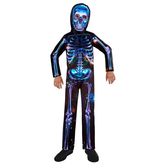 Neon Skeleton Boy Costume - 4-6 Years