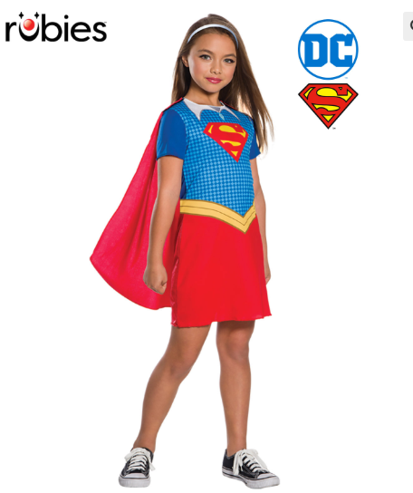 Children's Supergirl Costume 4-6 Years