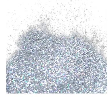 Barco  Flitter Glitter Silver Hologram Non Toxic 10ML