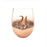 Rose Gold Ombre Stemless Wine  Glass Assorted Ages